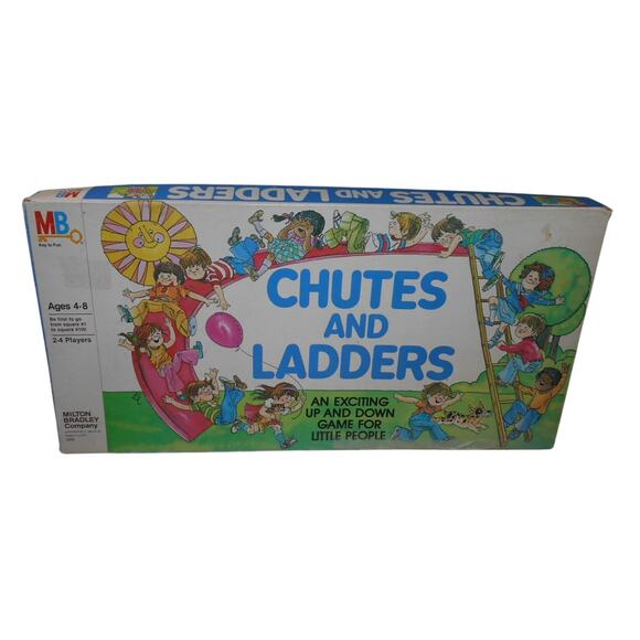 Vintage 1978 Chutes and Ladders Milton Bradley #4555 Complete - Picture 1 of 14